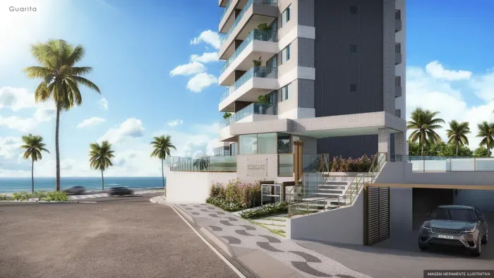 APARTAMENTO 3 QUARTOS (suíte) com vista mar permanente em Jaguaribe