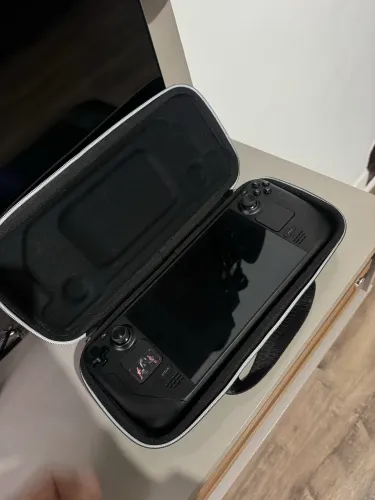 STEAM DECK OLED 512gb + case, Manual e carregador original