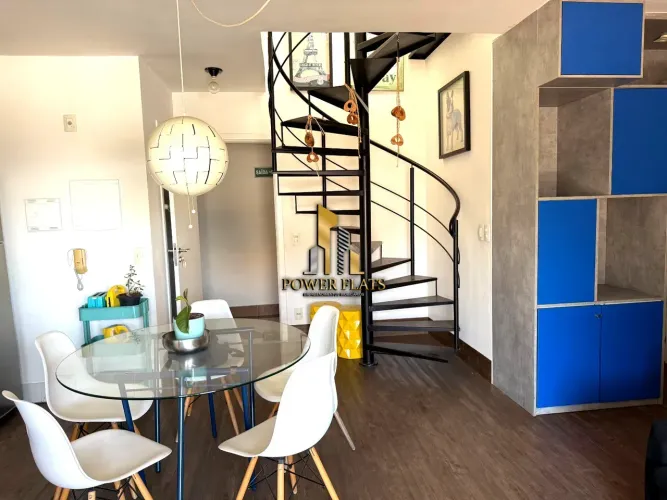 Cobertura com Rooftop Privativo à Venda 87m² | 2 Vagas | Mobiliada | Alto Padrão no Morumb