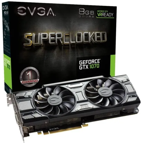 Placa de Vídeo EVGA GeForce GTX 1070 8GB