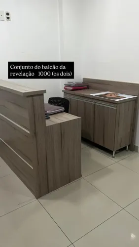 2 armários para recepção 