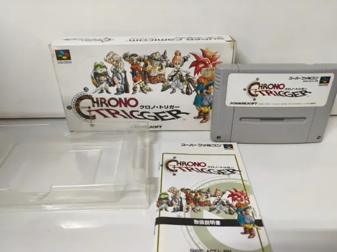 Chrono trigger em ótimo estado (japan, na caixa e com manual)
