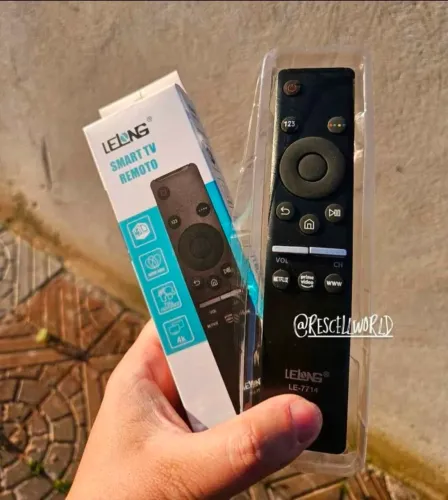 Controle de TV Samsung 4K.