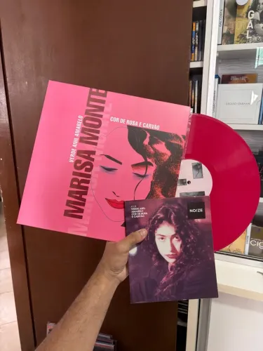 Lp Marisa Monte - verde anil amarelo cor de rosa e carvão