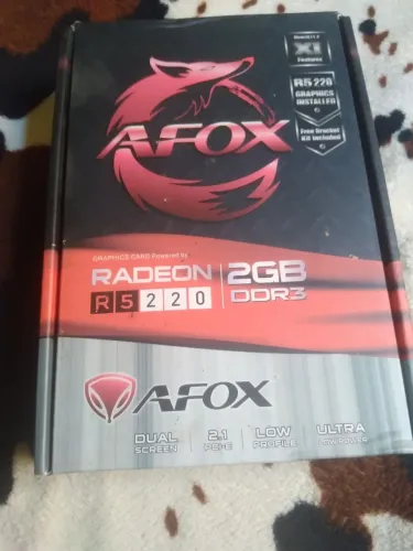 Placa de vídeo r5 220 não serve para jogar jogos somente escritório