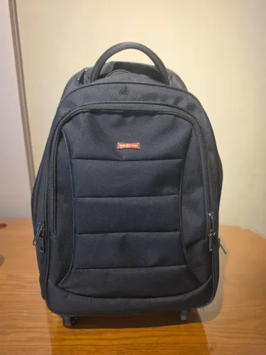 Mochila Sestini Com Carrinho 360 Rover Preto