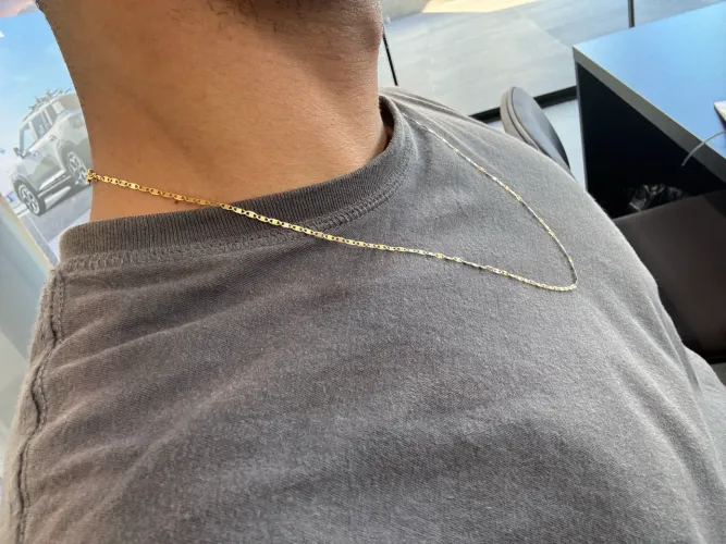 Corrente de ouro 18K elo Piastrinni
