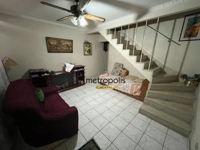 Sobrado com 3 dormitórios à venda, 197 m² por R$ 830.000,00 - Mauá - São Caetano do Sul/SP