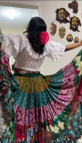 Saia para danca cigana