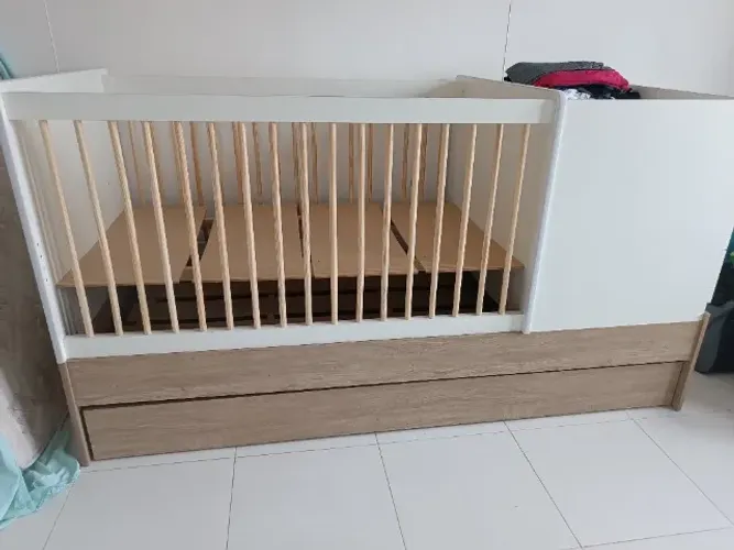 Berço com Cama Auxiliar