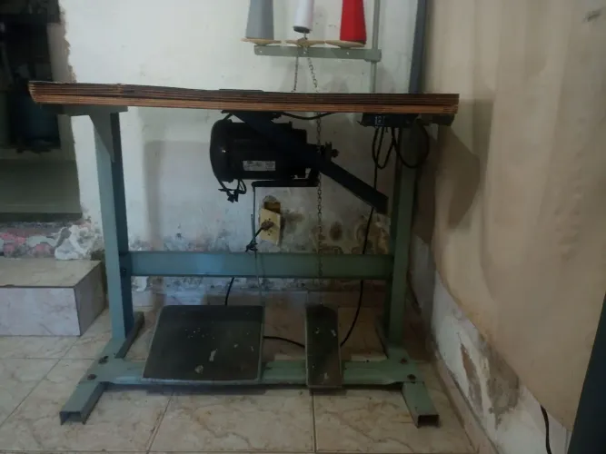 Bancada completa máquina de costura industrial