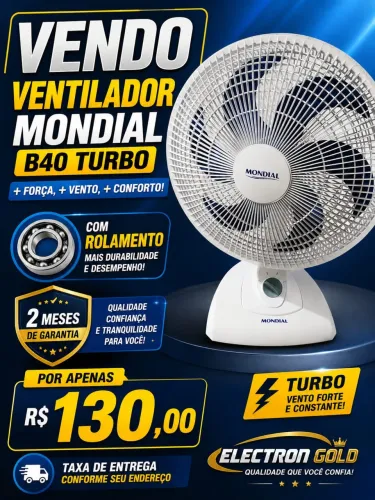 Ventilador Mondial mesa turbo