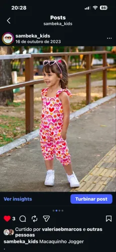 Macaquinho Menina Tamanho 2 anos Novo