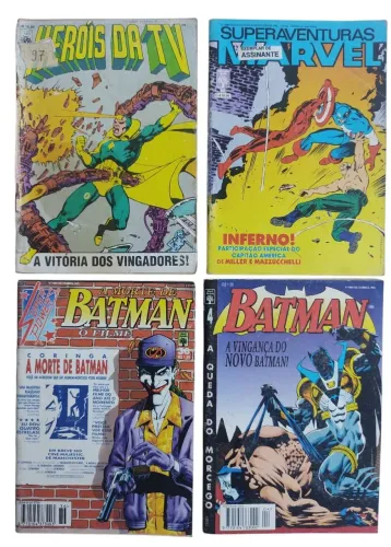 Lote de HQs Marvel DC
