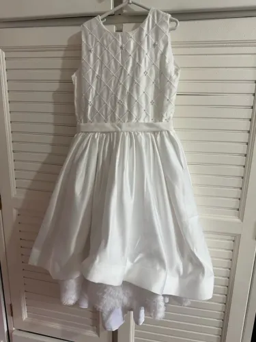 Vestido branco formatura batizado 