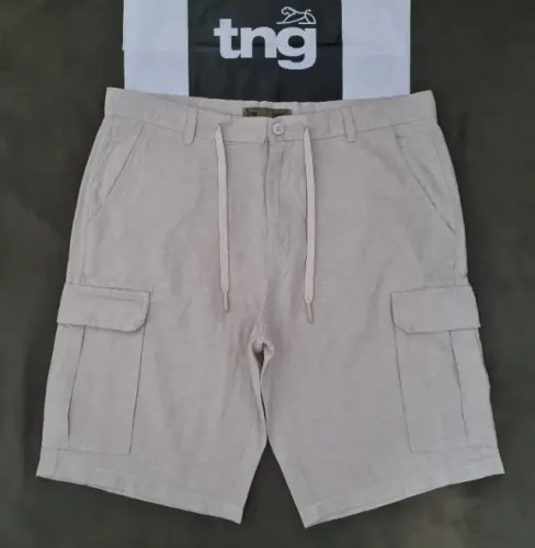 Bermuda TnG Chino Cargo linho Tam-44 (original / nova)