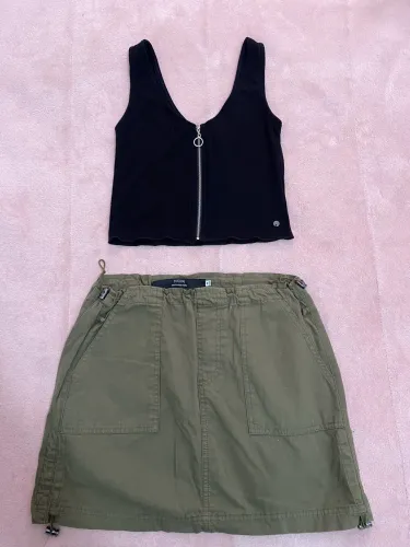 Mini saia PP + 3 blusas YouCom