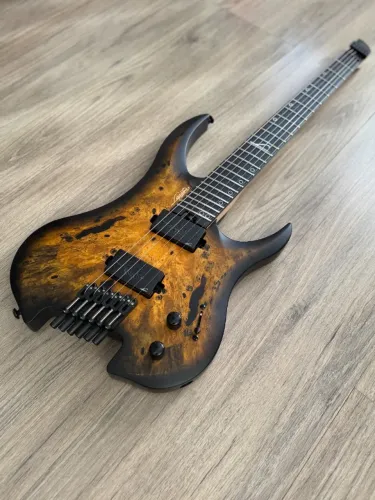 Guitarra Legator G6FSS 6 Cordas Headless Multiscale Death Valley