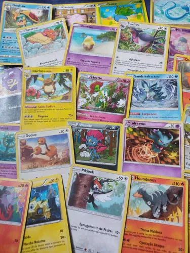 33 CARTAS POKÉMON COM MARCAS DE USO - Pokémon tcg