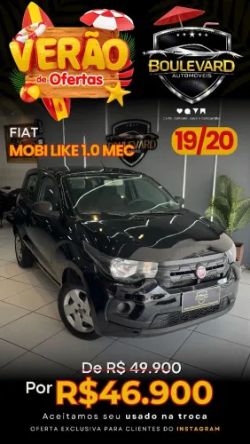 Fiat Mobi Like 1.0 Fire Flex 5P. 2020