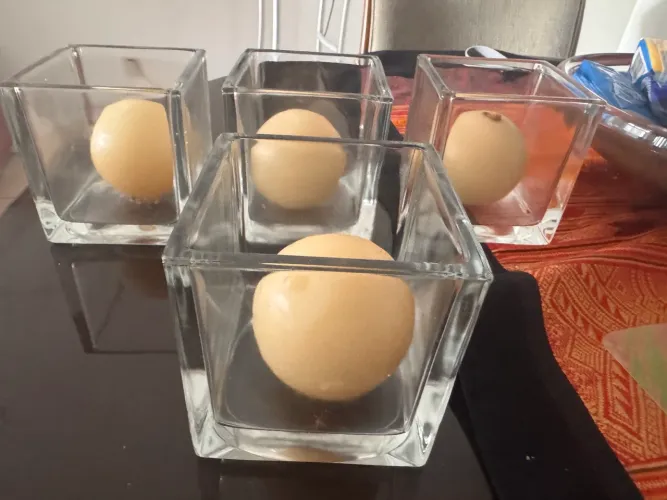 4 Adorno de vidro