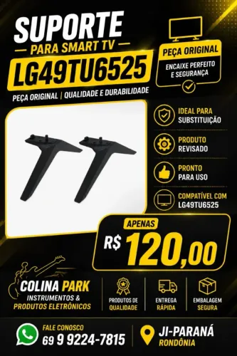Suporte pés Smart Tv