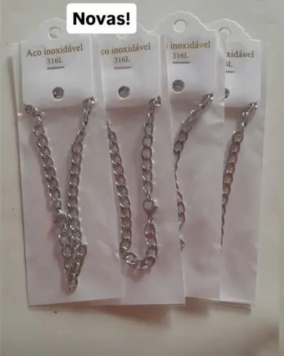 Pulseira aço inoxidável 