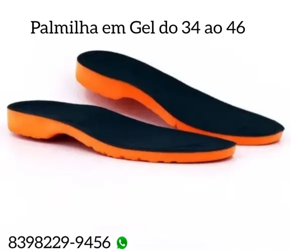Palmilha ortopédica em Gel do 36 ao 46