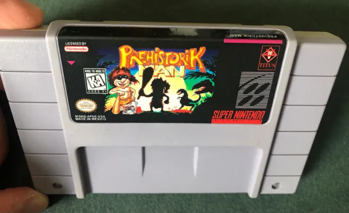 Prehistorik Man Original Super Nintendo Snes