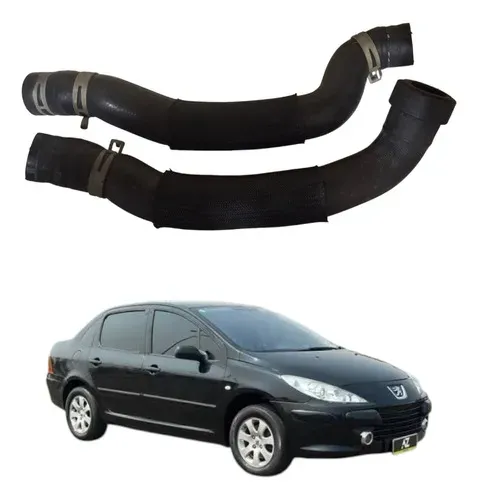 Par De Mangueiras Do Ar Quente Peugeot Sedan 1.6 2009