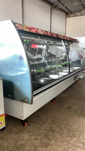 Balcão de Carne Gancheiro 3 metros