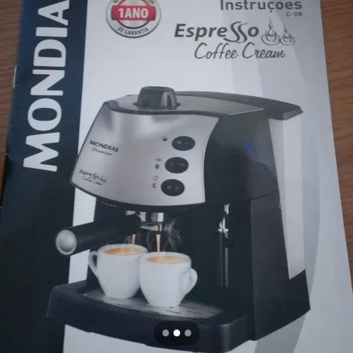 Maquina de cafe Espresso Coffe Cream - Preto Inox 127v