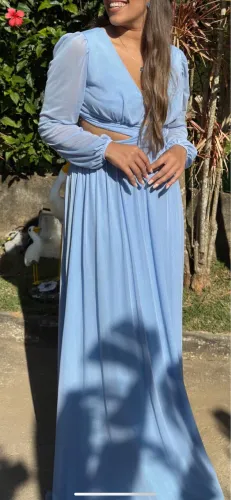 Vestido de festa Azul Serenity
