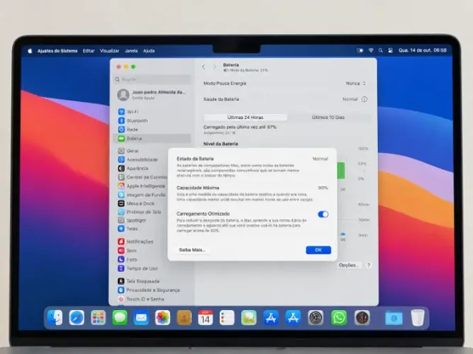 MacBook Air M2 2022 | 8GB RAM | 512GB SSD | Bateria 90% Copiar título