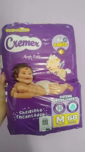 Fralda Cremer Tamanho M 68 Unidades