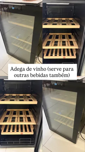 Adega 70 litros (preto)