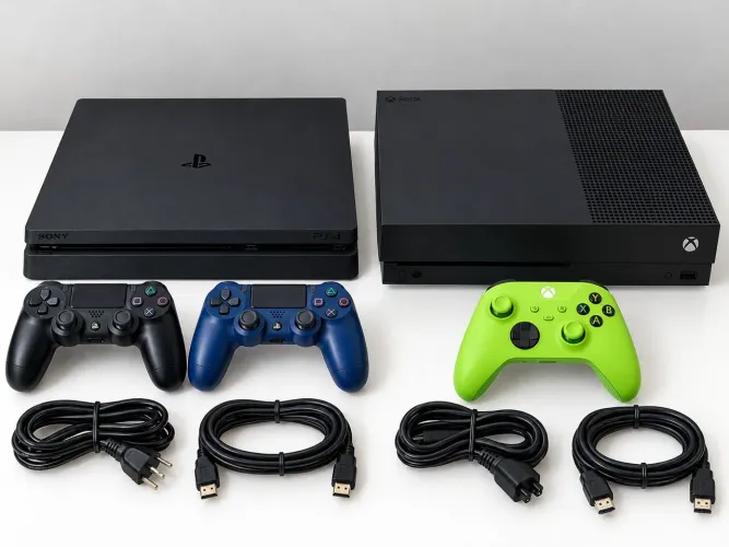 XBOX ONE X E PS4 SLIM (leia descrição)