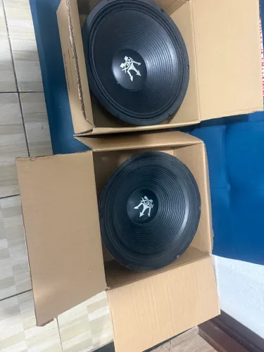 Par de auto falantes Rex 15 polegadas 650 watts 