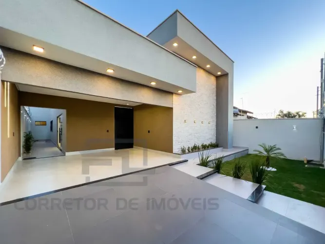 Casa com 3 Suítes sendo uma com closet , Localizada na Cidade de Trindade Go.