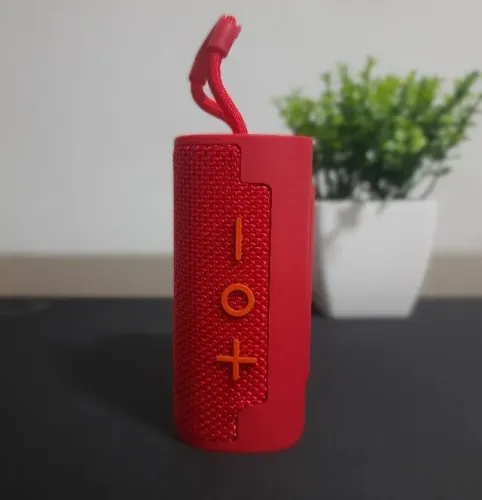 Caixa de Som Bluetooth 8W Vermelha