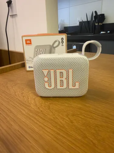 JBL Go 4 Original Nova Bluetooth Branca Apenas Aberta para Fotos