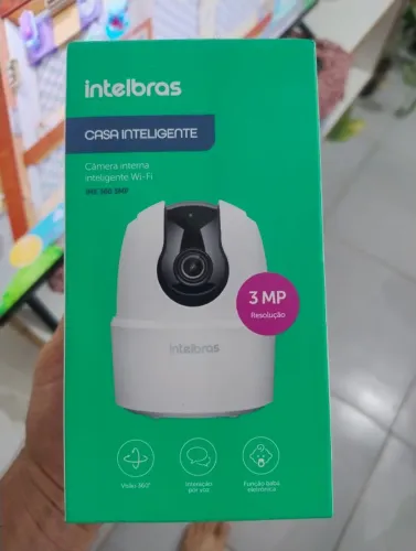 Câmera de Segurança Inteligente Intelbras Mibo IME 360 3MP - NOVA LACRADA