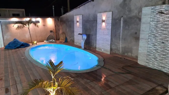 Piscina de fibra