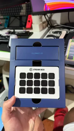 Mesa Controladora Streaming Elgato Stream Deck 15 teclas Branco