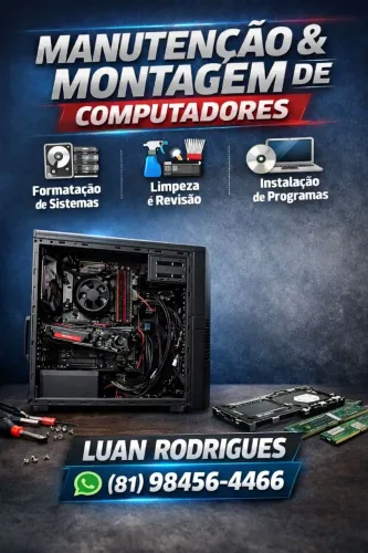 Manutenção de computadores e notebooks 