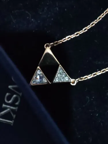 Colar Swarovski Original com Cristais + Caixa e Garantia