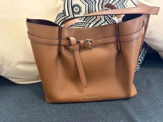 Bolsa original Michael Kors - Marrom - Usada