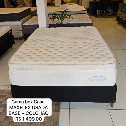 Cama Box Casal MAXFLEX USADA - ENTREGO 