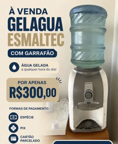 Gelágua Esmaltec + Garrafão 