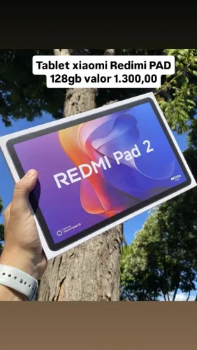 Tablet xiaomi Redimi PAD 128gb valor 1.300,00
